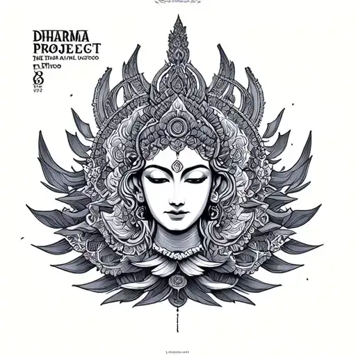 The Dharma Project 86 Omni album tattoo design idea