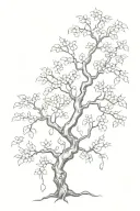 poison tree tattoo design idea