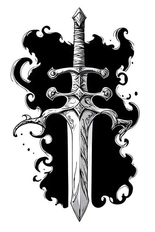 viking sword tattoo tattoo design idea