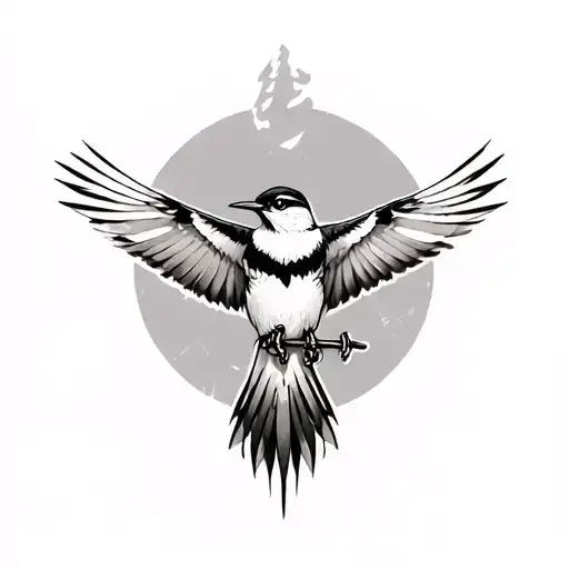 eminem mockingbird tattoo design idea