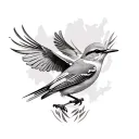 eminem mockingbird tattoo design idea