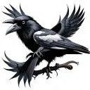 Raven Nevermore tattoo design idea