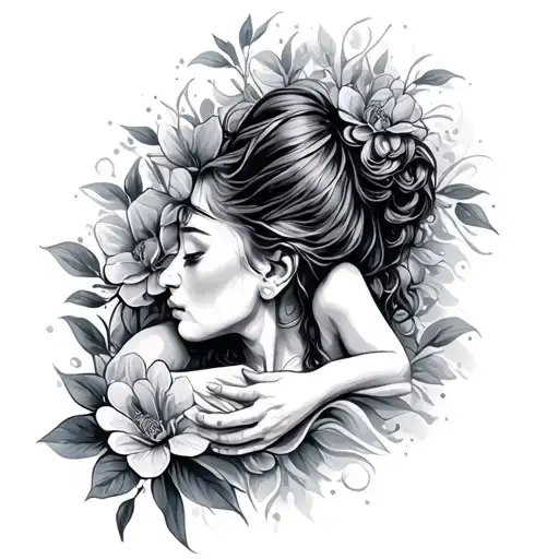 Massage tattoo design idea