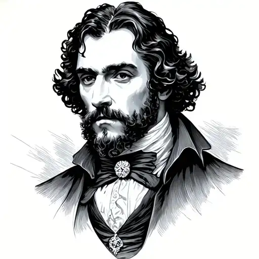 Count Of Monte Cristo tattoo design idea