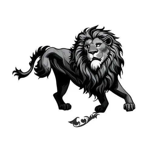 Aslan tattoo design idea