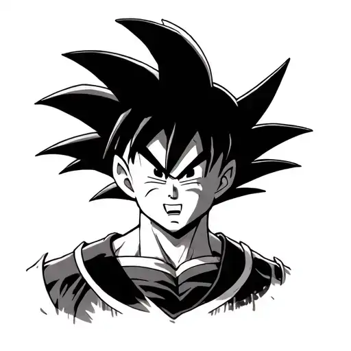 goku dragon ball, michael jordan 1 tattoo design idea