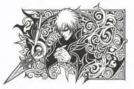 Devil May Cry game level tattoo design idea