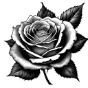 Dead Rose tattoo design idea