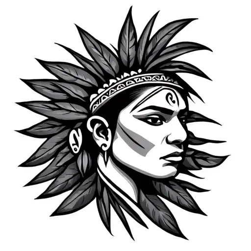 Polynesian Samoa tattoo design idea