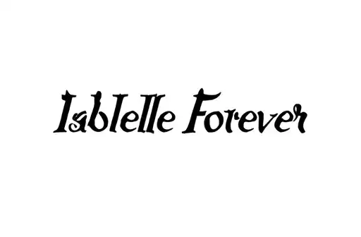 "Isabelle Forever" tattoo design idea