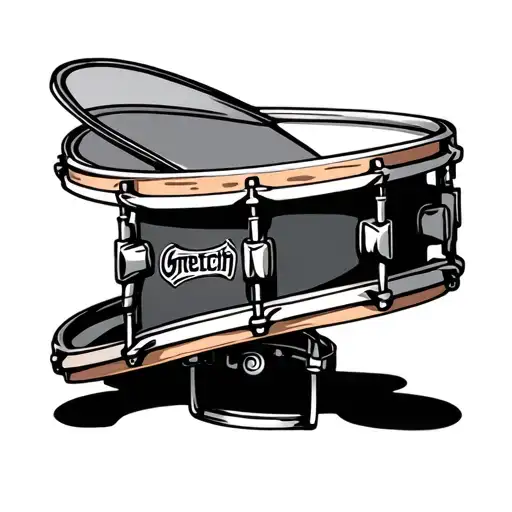 gretsch catalinna club snare drum with wooden hoops tatoo tattoo design idea