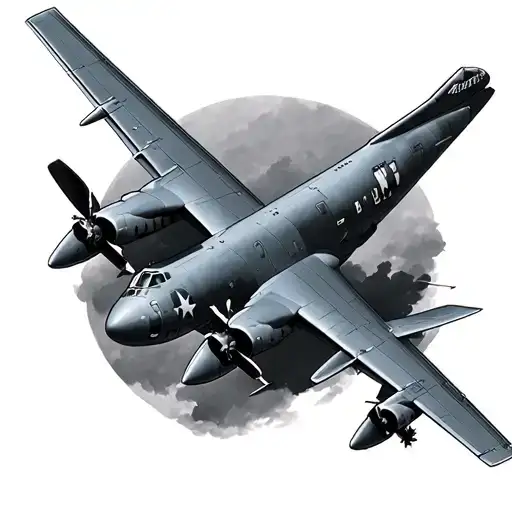 C130 tattoo design idea