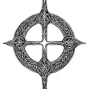 viking Celtic border circle. only. remove object in the center of circle. white center open center. tattoo design idea