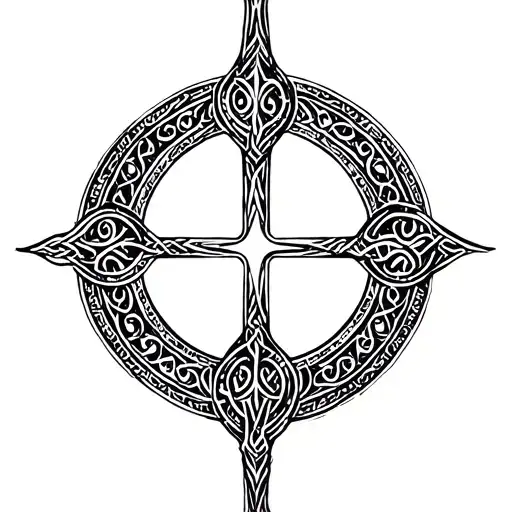 viking Celtic border circle. only. remove object in the center of circle. white center open center. tattoo design idea