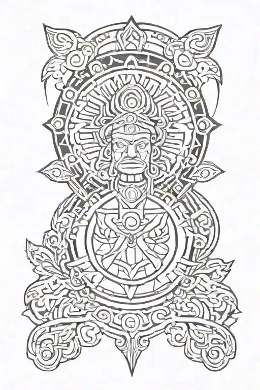 Create a tattoo of life mission of the best contractor in development of nepal tattoo design idea