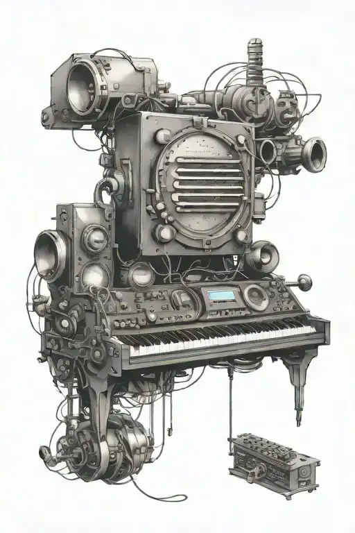  sound synth concept tattoo tattoo design idea