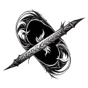 Karna tattoo design idea