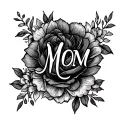 Memorial tattoo for mom tribute tattoo design idea