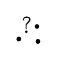 Comma, semicolon, question mark and ellipsis tattoo design idea