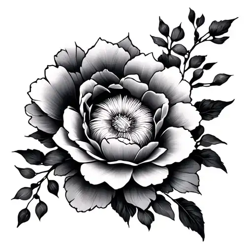 Generate a few tattoos in which Japanese, Chinese and also Korean styles should be displayed. with dacon and flowers tattoo design idea