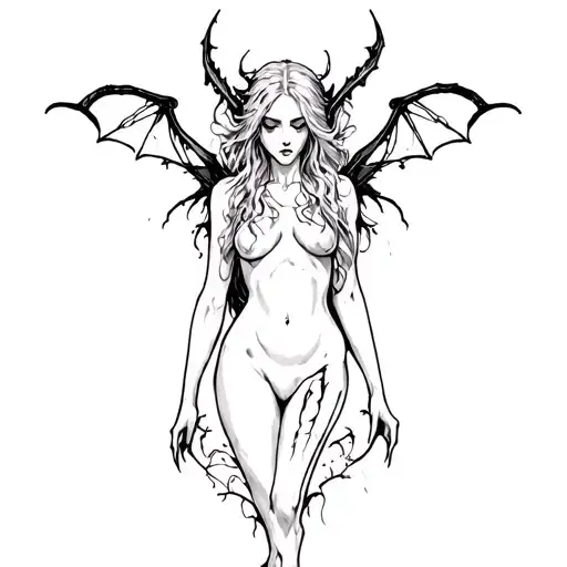succubus womb tattoo tattoo design idea