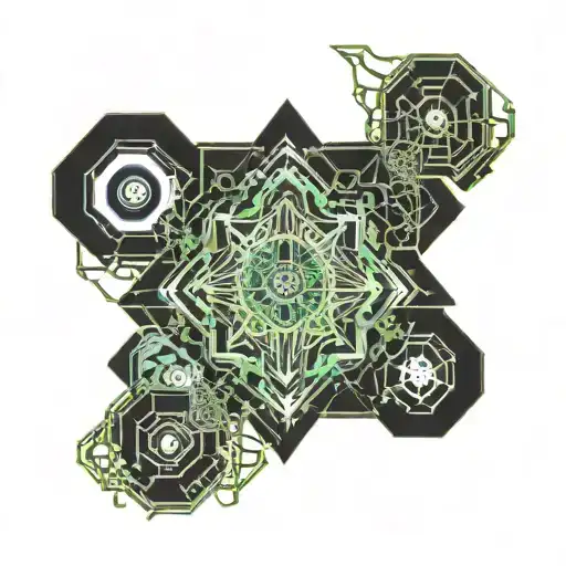 Yeat's newest album named 2093 tattoo design idea