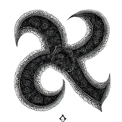 stoic symbol tattoo design idea