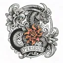 perseus tattoo inspired tattoo design idea