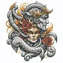 perseus tattoo inspired tattoo design idea