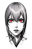 Hellsing anime eyes tattoo design idea