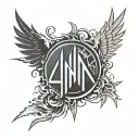 linkin park logo tattoo design idea