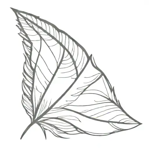 eagle feather tattoo design idea