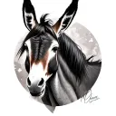 sexy  Donkey tattoo for woman  tattoo design idea