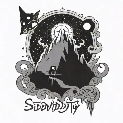 serendipity snd cassiopeia adventure time tattoo design idea
