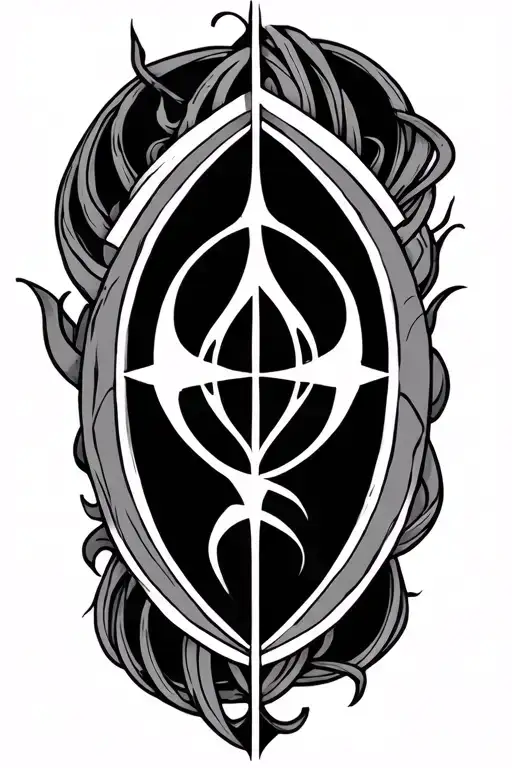 nordic runes tattoo design idea