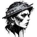 Sandevistan Cyberpunk tattoo design idea