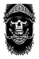 aztec coin pirate tattoo tattoo design idea