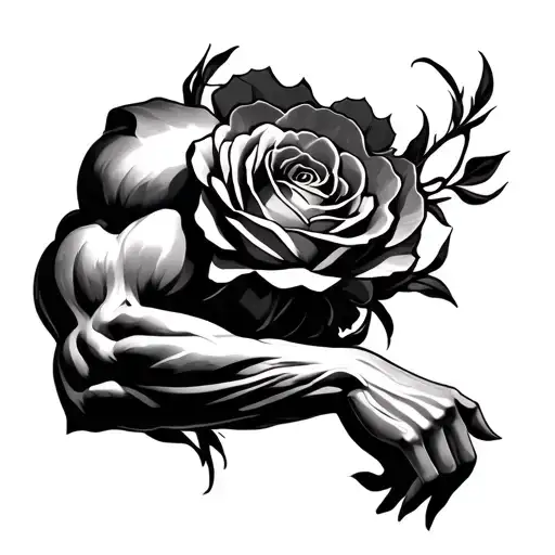 On Triceps tattoo design idea