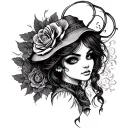 Alice Madness Returns tattoo design idea