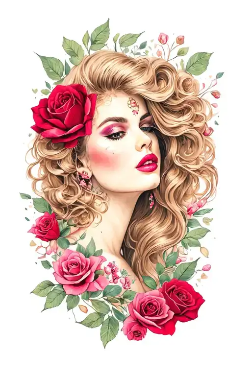 flash tattoo design idea for Valentine's Day tattoo design idea