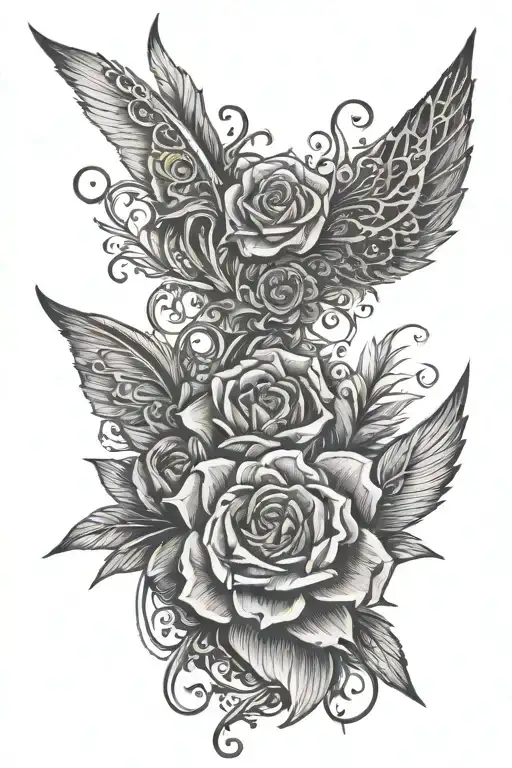 eating disorder tattoo design idea