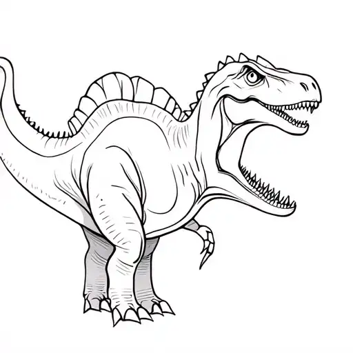 dinosaurs tattoo design idea