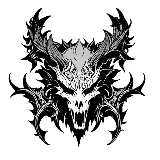 BELIAL tattoo design idea