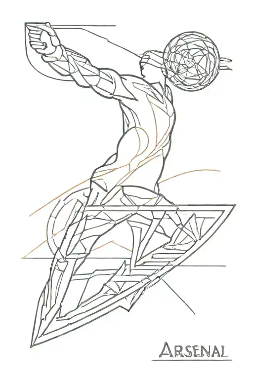 arsenal  tattoo design idea