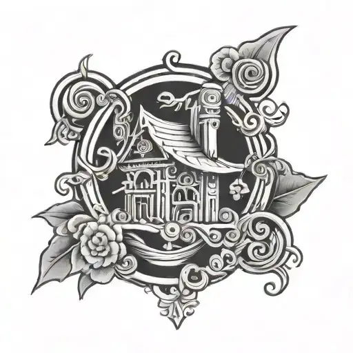 777 lucky slot number 7 tattoo design idea