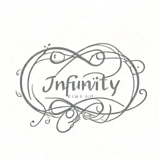 Profile For Infinity 1609+ Infinity And Name Tattoo Ideas - BlackInk AI