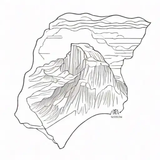 my Whitney mt Kilimanjaro Grand Canyon half dome w trek tattoo design idea