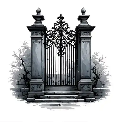 Iron Gate tattoo design idea