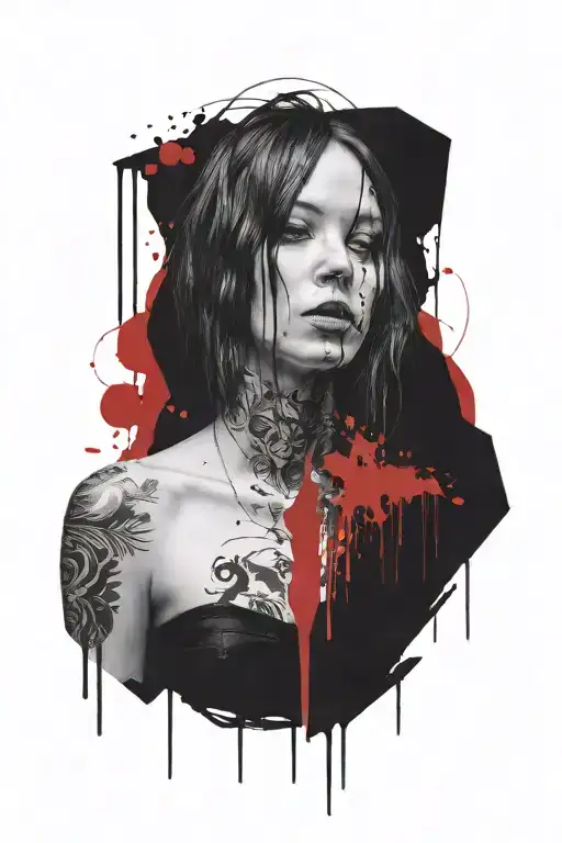 bad omens band tattoo design idea