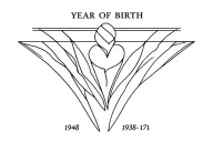 Year of birth 1938, 1943, 1968 and 1971 tattoo design idea